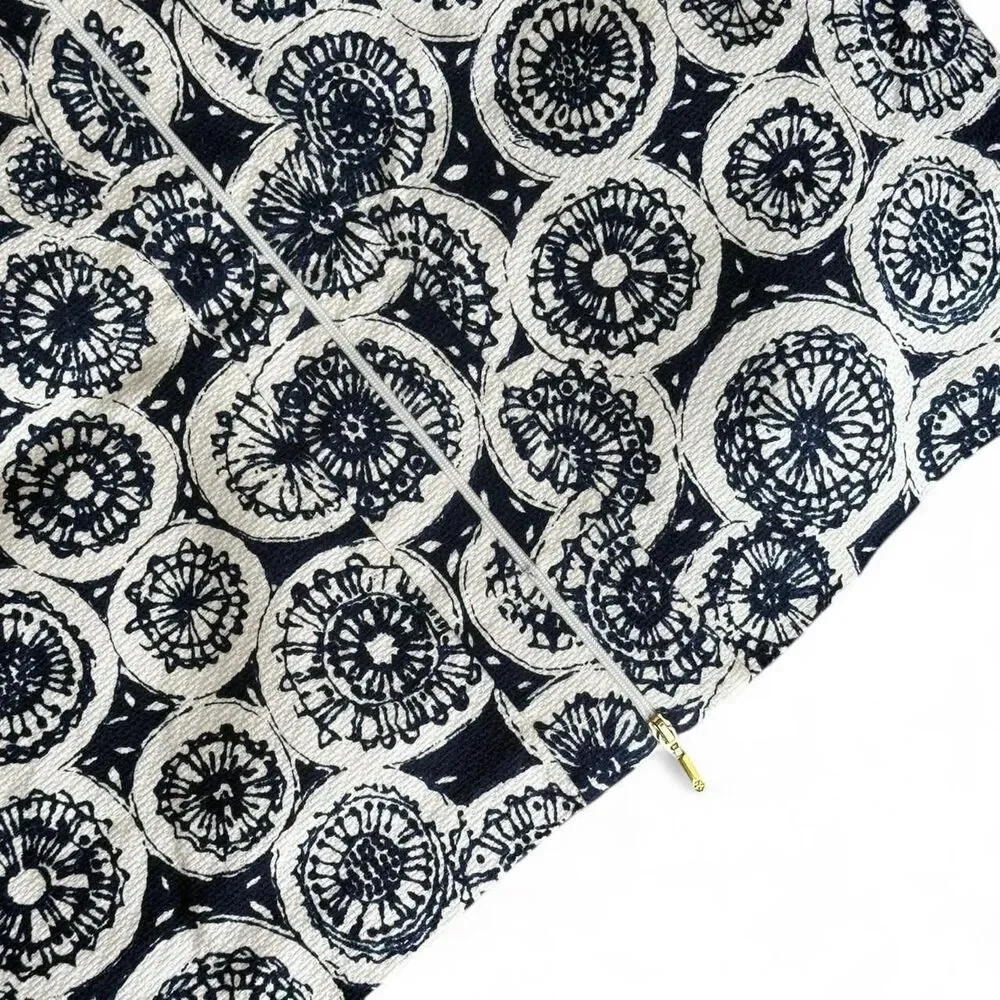 Trina Turk Kindle Dress (Retail $348) Cotton Blend Size 6 - Picture 4 of 8